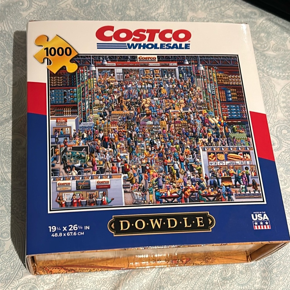1000 piece Costco puzzle by Eric Dowdle.